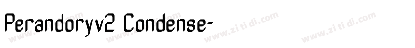 Perandoryv2 Condense字体转换